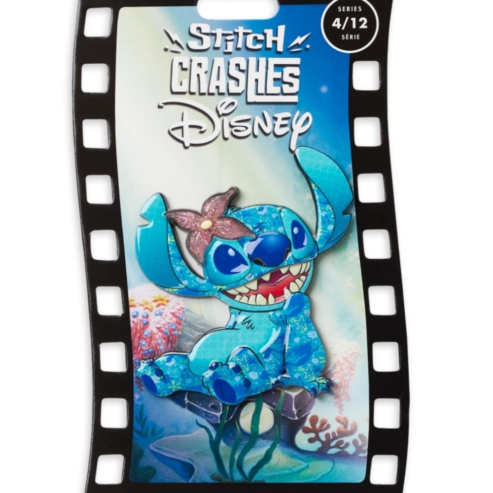 Stitch Crashes Disney Jumbo Pin 4/12